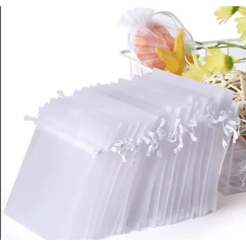 Elegáns Organza Ajándéktasak Készlet 50db