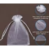 Elegáns Organza Ajándéktasak Készlet 50db